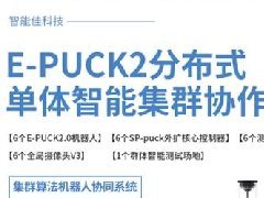 <b>智能佳—E-PUCK2分(fēn)布式單體智能集群協作機器人(rén)</b>